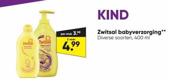 Big Bazar Zwitsal babyverzorging aanbieding