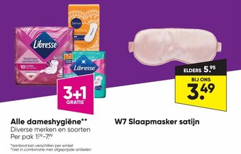 Big Bazar Alle dameshygiene aanbieding