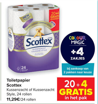 Carrefour Toiletpapier scottex aanbieding