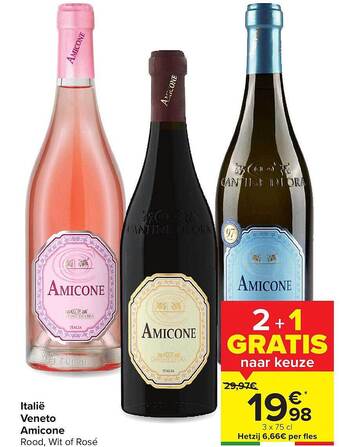 Carrefour Italie Veneto Amicone 75 cl aanbieding