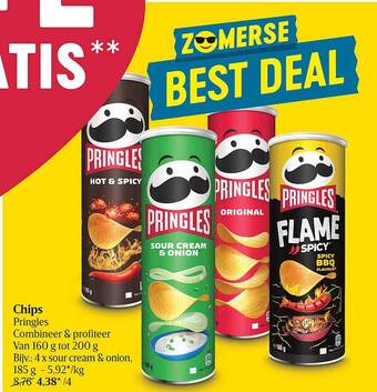 Delhaize Chips Pringles aanbieding