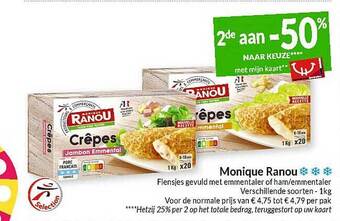 Intermarché Monique Ranou aanbieding