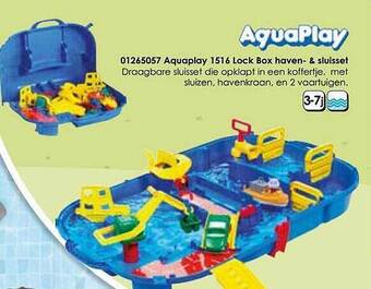 ToyChamp Aquaplay 1516 Lock Box Haven- & Sluisset aanbieding