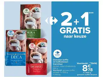 Carrefour Gemalen Koffie En Koffiebonen Carrefour aanbieding