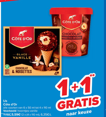 Carrefour IJs cote d'or aanbieding