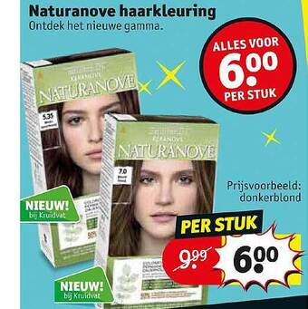 Kruidvat Naturanove Haarkleuring aanbieding