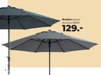Madala parasol aluminium ø400