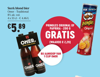Delhaize Sterk blond bier aanbieding