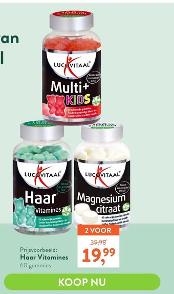 Holland & Barrett Lucovitaal Haar Vitamines aanbieding