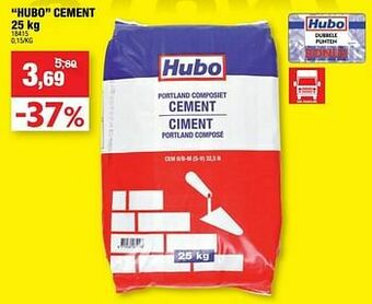 Hubo Hubo cement aanbieding