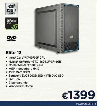 CompuDeals Pointer systems elite 13 aanbieding