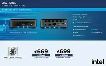 CompuDeals Pointer systems low model 8 gb ram aanbieding
