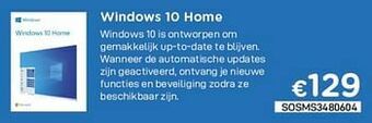 CompuDeals Microsoft windows 10 home aanbieding