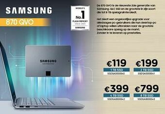 CompuDeals Samsung 870 qvo 1tb ssd aanbieding