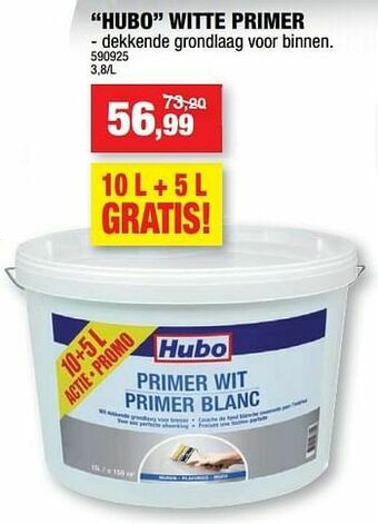 Hubo Hubo witte primer aanbieding