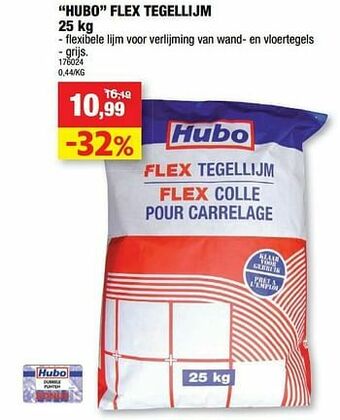 Hubo Hubo flex tegellijm aanbieding