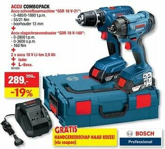 Bosch accu combopack
