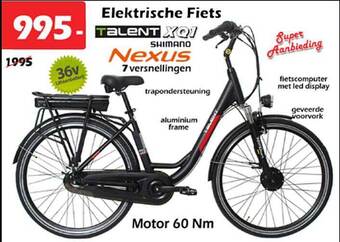 iTEK Elektrische Fiets aanbieding