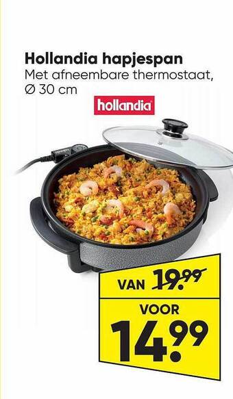 Big Bazar Hollandia Hapjespan aanbieding