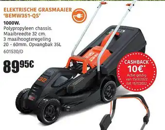 HandyHome Elektrische Grasmaaier aanbieding