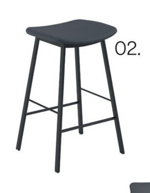Meubelen Jonckheere Barstoel in Lederlook of Stof 65cm aanbieding