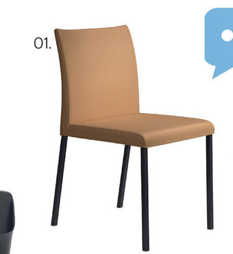 Stoel in Lederlook