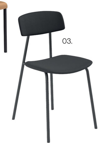Meubelen Jonckheere Stoel in Lederlook aanbieding