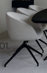 Meubelen Jonckheere Armstoel Met Draaipoot in Stof aanbieding