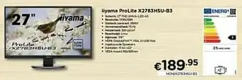 CompuDeals Iiyama prolite x2783hsu-b3 aanbieding