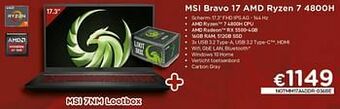 Msi bravo 17 amd ryzen 7 4800h