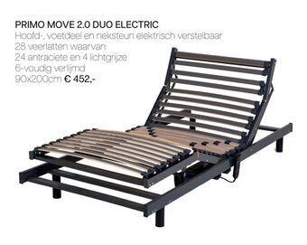 Primo Move 2.0 Duo Electric 90x200cm
