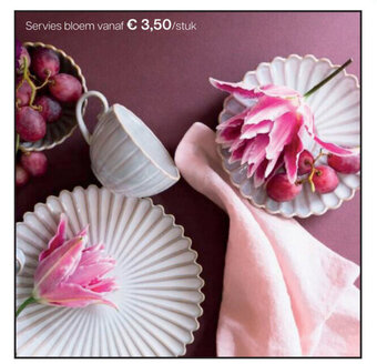 Servies Bloem
