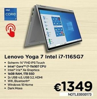 Lenovo yoga 7 intel i7-1165g7
