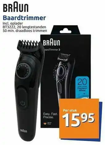 Braun baardtrimmer