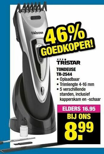 Tristar tondeuse tr-2544