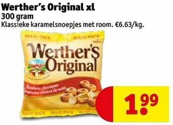 Kruidvat Werther`s original aanbieding