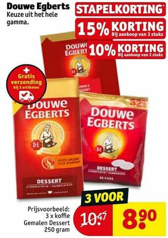 Kruidvat Koffie gemalen dessert aanbieding