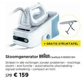 Molecule Stoomgenerator braun carestyle 5 is5022 wh aanbieding