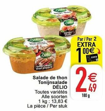 Salade de thon tonijnsalade délio