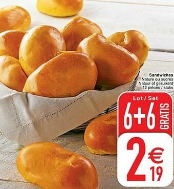 Cora Sandwiches aanbieding