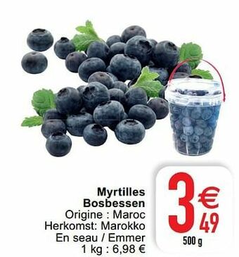 Cora Myrtilles bosbessen aanbieding
