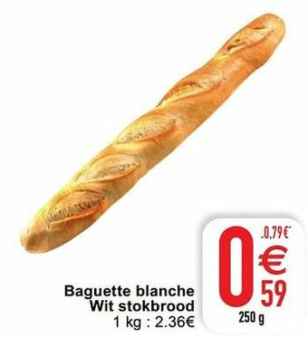 Baguette blanche wit stokbrood
