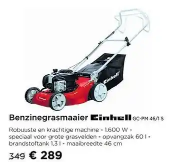 Benzinegrasmaaier einhell gc-pm 46-1 s