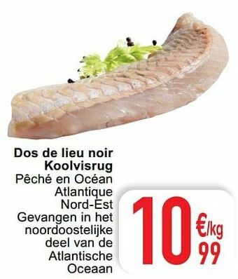 Cora Dos de lieu noir koolvisrug aanbieding