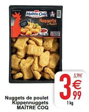 Cora Nuggets de poulet kippennuggets maître coq aanbieding