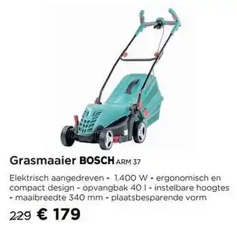 Molecule Grasmaaier bosch arm 37 aanbieding