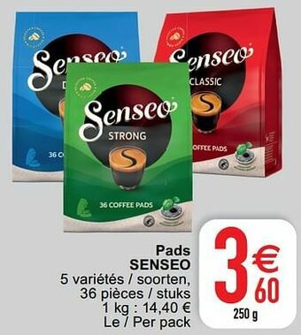 Cora Pads senseo aanbieding
