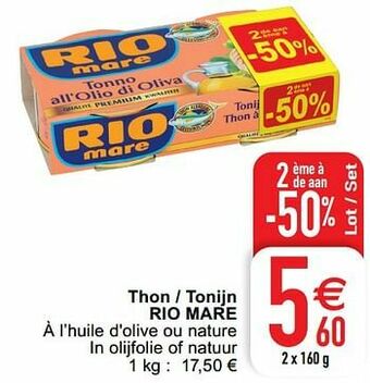 Thon - tonijn rio mare