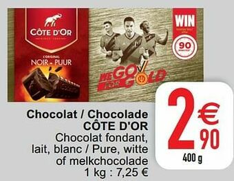 Cora Chocolat - chocolade côte d`or aanbieding