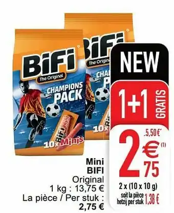 Cora Mini bifi aanbieding